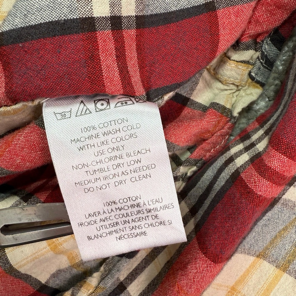 Salt Valley Long‎ Sleeve Pearl Snap Western Button Front Shirt Mens Large Plaid - Picture 10 of 12